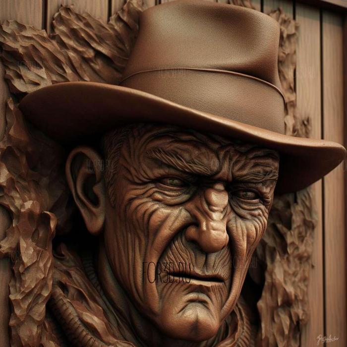 freddy krueger 4 3d stl модель для ЧПУ